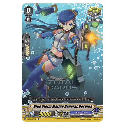Cardfight!! Vanguard - Storm of the Blue Cavalry - Blue Storm Marine General, Despina (C) V-BT11/077