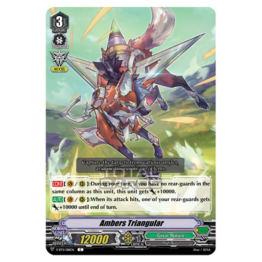 Cardfight!! Vanguard - Storm of the Blue Cavalry - Ambers Triangular (C) V-BT11/081