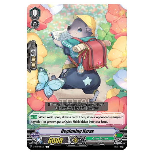Cardfight!! Vanguard - Storm of the Blue Cavalry - Beginning Hyrax (C) V-BT11/085