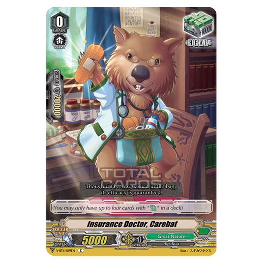 Cardfight!! Vanguard - Storm of the Blue Cavalry - Insurance Doctor, Carebath (C) V-BT11/089