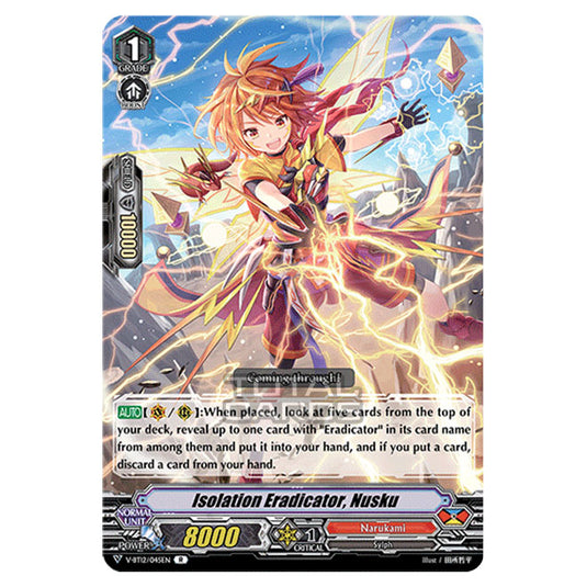Cardfight!! Vanguard - Divine Lightning Radiance - Isolation Eradicator, Nusku (R) V-BT12/045EN