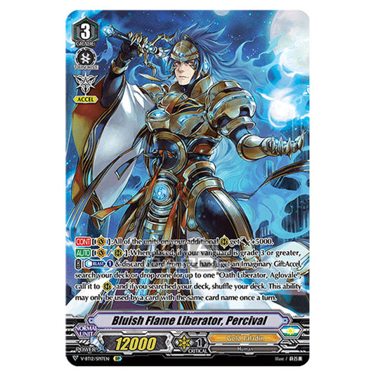 Cardfight!! Vanguard - Divine Lightning Radiance - Bluish Flame Liberator, Percival (SP) V-BT12/SP17EN
