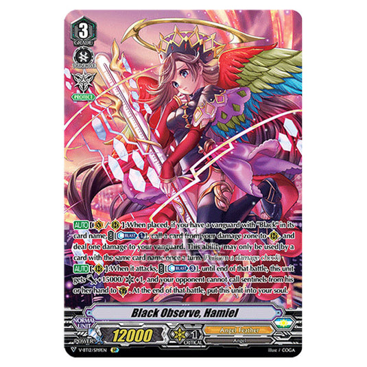 Cardfight!! Vanguard - Divine Lightning Radiance - Black Observe, Hamiel (SP) V-BT12/SP19EN