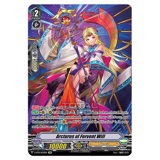 Cardfight!! Vanguard - Divine Lightning Radiance - Arcturus of Fervent Will (SP) V-BT12/SP30EN