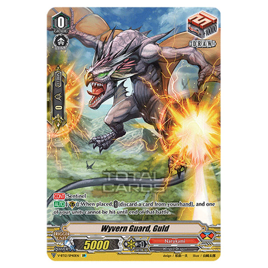 Cardfight!! Vanguard - Divine Lightning Radiance - Wyvern Guard, Guld (SP) V-BT12/SP40EN