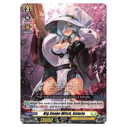 Cardfight!! Vanguard - D BT01 - Genesis of the Five Greats - Big Snake Witch, Solaria (R) D-BT01/045