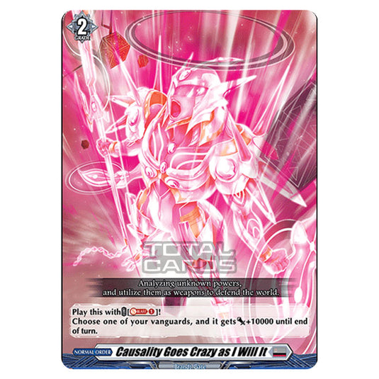 Cardfight!! Vanguard - D BT01 - Genesis of the Five Greats - Causality Goes Crazy as I Will It (C) D-BT01/092