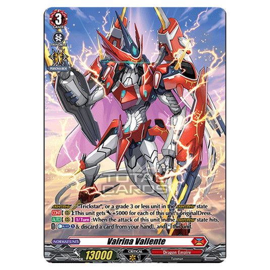 Cardfight!! Vanguard - D BT01 - Genesis of the Five Greats - Vairina Valiente (SP) D-BT01/SP01