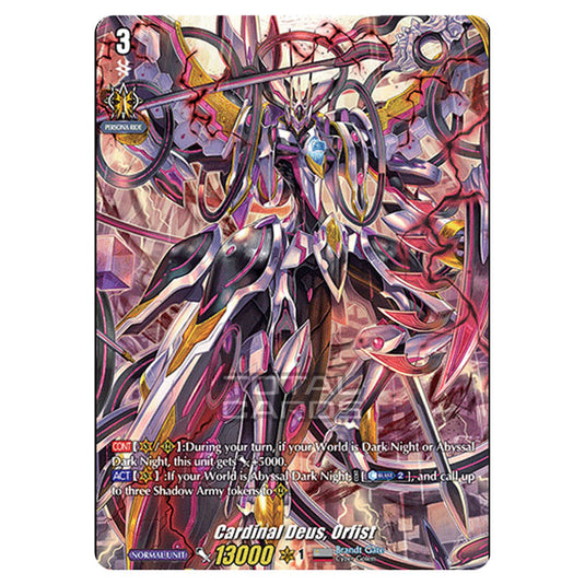 Cardfight!! Vanguard - D BT01 - Genesis of the Five Greats - Cardinal Deus, Orfist (SP) D-BT01/SP05