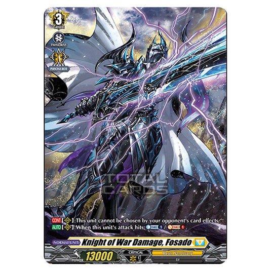 Cardfight!! Vanguard - D BT01 - Genesis of the Five Greats - Knight of War Damage, Fosado (SP) D-BT01/SP20