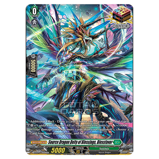 Cardfight!! Vanguard - D BT01 - Genesis of the Five Greats - Source Dragon Deity of Blessings, Blessfavor (SP) D-BT01/SP25