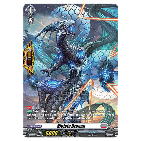 Cardfight!! Vanguard - D BT01 - Genesis of the Five Greats - Violate Dragon (SP) D-BT01/SP28