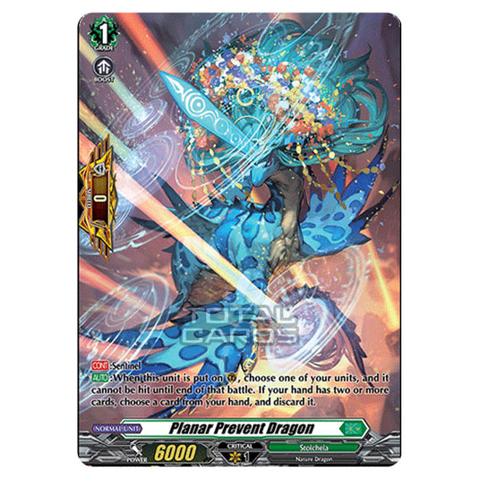Cardfight!! Vanguard - D BT01 - Genesis of the Five Greats - Planar Prevent Dragon (SP) D-BT01/SP30