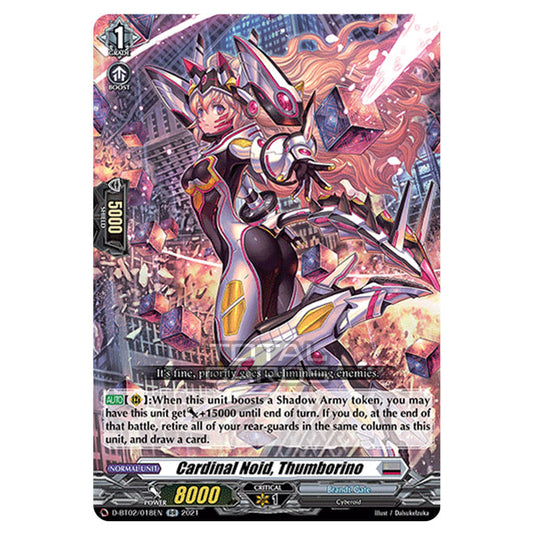 Cardfight!! Vanguard - A Brush with the Legends - Cardinal Noid, Thumborino (RR) D-BT02/018