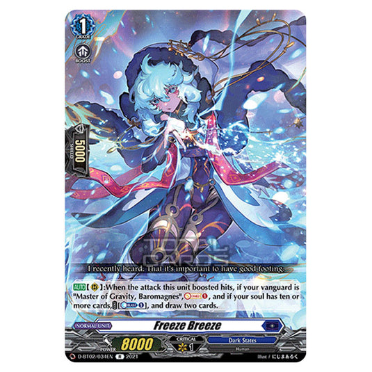 Cardfight!! Vanguard - A Brush with the Legends - Freeze Breeze (R) D-BT02/034