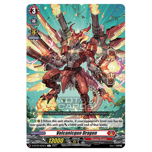 Cardfight!! Vanguard - A Brush with the Legends - Volcanicgun Dragon (C) D-BT02/056