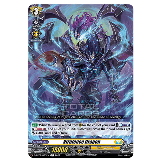Cardfight!! Vanguard - A Brush with the Legends - Virulence Dragon (C) D-BT02/095