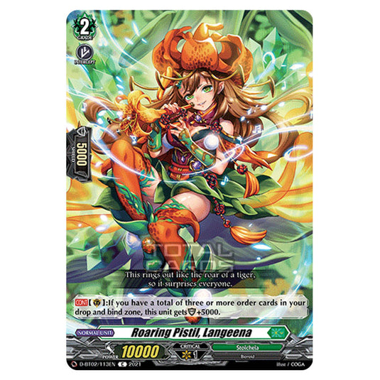 Cardfight!! Vanguard - A Brush with the Legends - Roaring Pistil, Langeena (C) D-BT02/113
