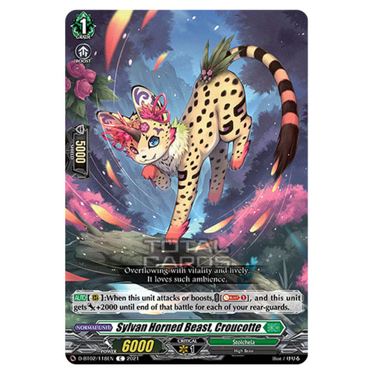 Cardfight!! Vanguard - A Brush with the Legends - Sylvan Horned Beast, Croucotte (C) D-BT02/118