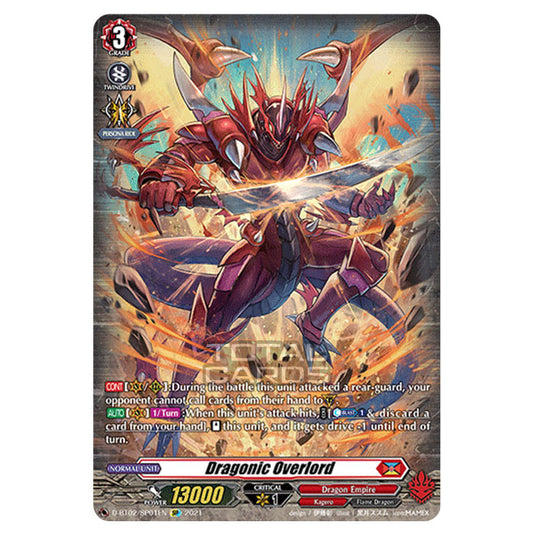 Cardfight!! Vanguard - A Brush with the Legends - Dragonic Overlord (SP) D-BT02/001SP