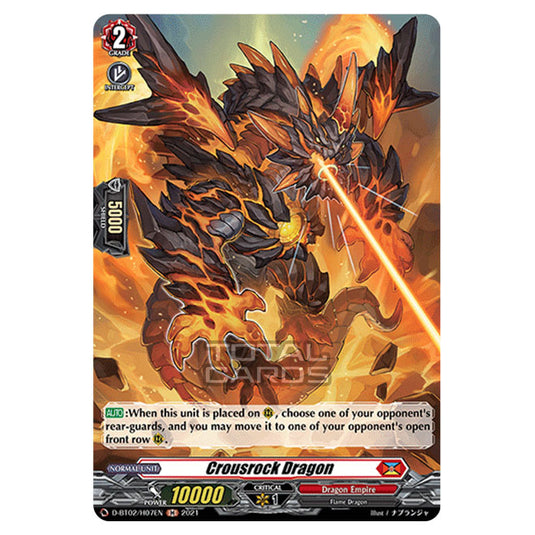 Cardfight!! Vanguard - A Brush with the Legends - Crousrock Dragon (H) D-BT02/07H