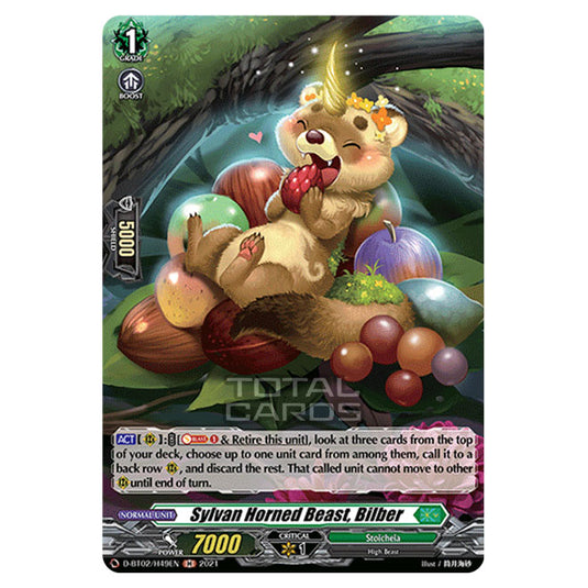 Cardfight!! Vanguard - A Brush with the Legends - Sylvan Horned Beast, Bilber (H) D-BT02/49H