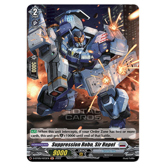 Cardfight!! Vanguard - Triumphant Return of The Brave Heroes - Suppression Robo, Sir Repel (H) D-BT05/H23
