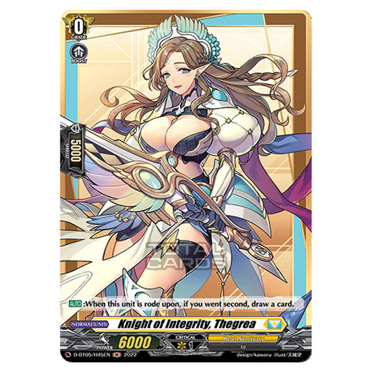 Cardfight!! Vanguard - Triumphant Return of The Brave Heroes - Knight of Integrity, Thegrea (H) D-BT05/H45
