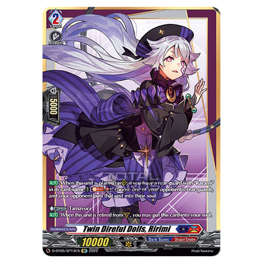 Cardfight!! Vanguard - Triumphant Return of The Brave Heroes - Twin Direful Dolls, Ririmi (SP) D-BT05/SP14