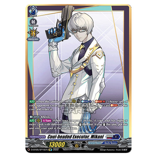 Cardfight!! Vanguard - Triumphant Return of The Brave Heroes - Cool-headed Executor, Mikani (SP) D-BT05/SP16