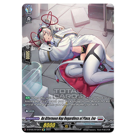 Cardfight!! Vanguard - Triumphant Return of The Brave Heroes - An Afternoon Nap Regardless of Place, Eva (SP) D-BT05/SP32