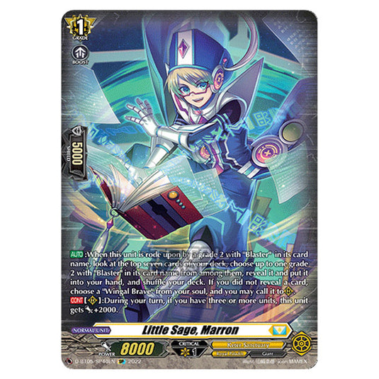 Cardfight!! Vanguard - Triumphant Return of The Brave Heroes - Little Sage, Marron (SP) D-BT05/SP40