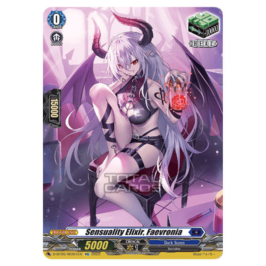Cardfight!! Vanguard - Triumphant Return of The Brave Heroes - Sensuality Elixir, Faevronia (WO) D-BT05/WO01EN