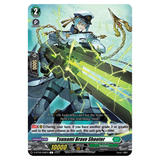 Cardfight!! Vanguard - Minerva Rising - Tsunami Brave Shooter (C) D-BT08/088