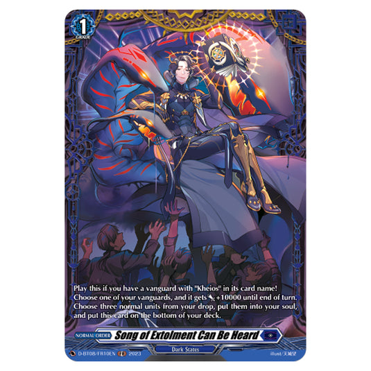 Cardfight!! Vanguard - Minerva Rising - Song of Extolment Can Be Heard (FR) D-BT08/FR10