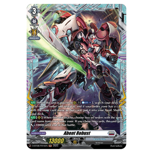 Cardfight!! Vanguard - Minerva Rising - Abent Robust (FR) D-BT08/FR15