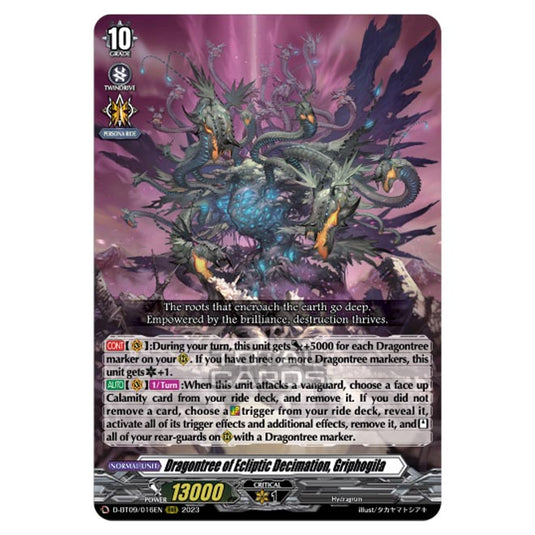 Cardfight!! Vanguard - Dragontree Invasion - Dragontree of Ecliptic Decimation, Griphogila (RRR) D-BT09/016