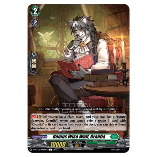 Cardfight!! Vanguard - Dragontree Invasion - Genius Wise Wolf, Granfia (C) D-BT09/092