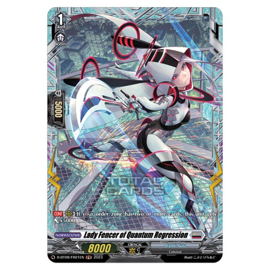 Cardfight!! Vanguard - Dragontree Invasion - Lady Fencer of Quantum Regression (FR) D-BT09/FR21
