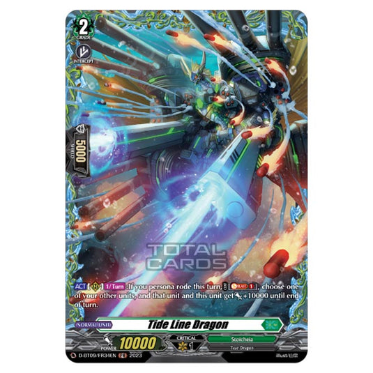 Cardfight!! Vanguard - Dragontree Invasion - Tide Line Dragon (FR) D-BT09/FR34