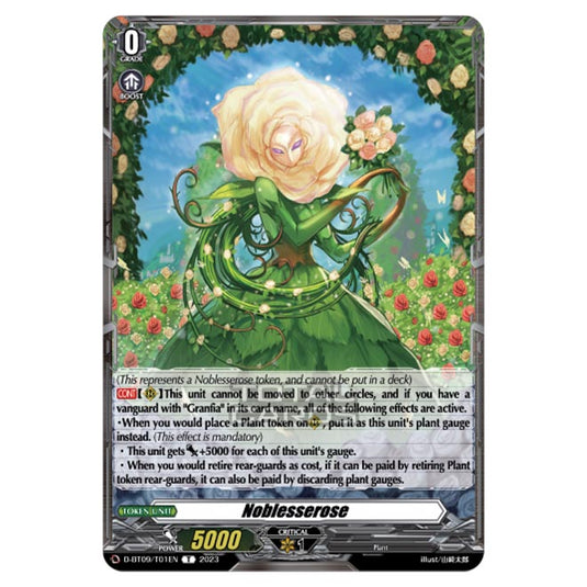 Cardfight!! Vanguard - Dragontree Invasion - Noblesserose (T) D-BT09/Re11