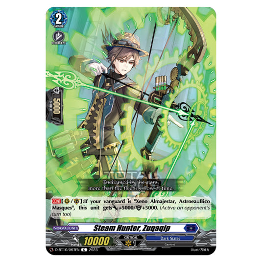 Cardfight!! Vanguard - Dragon Masquerade - Steam Hunter, Zuqaqip (C) D-BT10/067