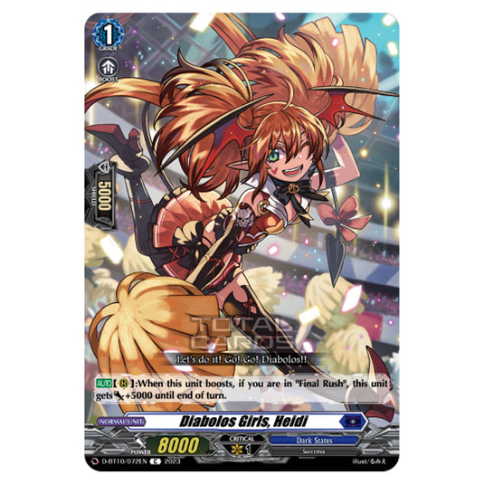 Cardfight!! Vanguard - Dragon Masquerade - Diabolos Girls, Heidi (C) D-BT10/072