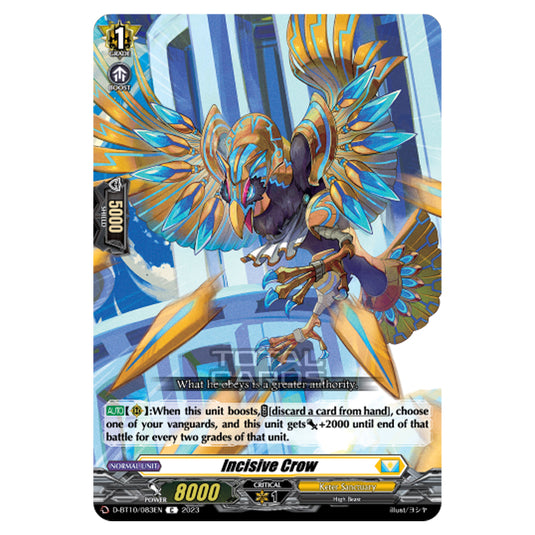 Cardfight!! Vanguard - Dragon Masquerade - Incisive Crow (C) D-BT10/083
