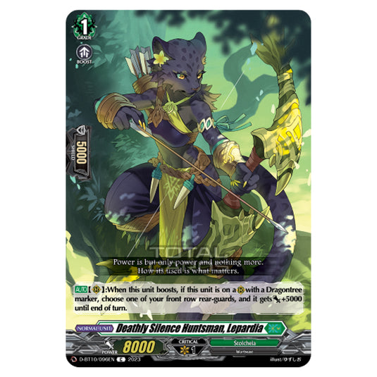 Cardfight!! Vanguard - Dragon Masquerade - Deathly Silence Huntsman, Lepardia (C) D-BT10/096