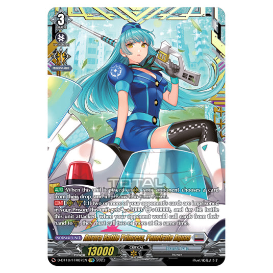 Cardfight!! Vanguard - Dragon Masquerade - Aurora Battle Princess, Penetrate Aquas (FFR) D-BT10/FFR07