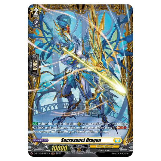Cardfight!! Vanguard - Dragon Masquerade - Sacrosanct Dragon (FR) D-BT10/FR27