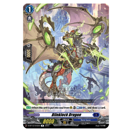 Cardfight!! Vanguard - Evenfall Onslaught - Blinklock Dragon (R) D-BT12-043EN