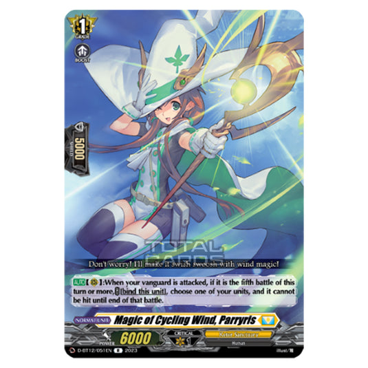 Cardfight!! Vanguard - Evenfall Onslaught - Magic of Cycling Wind, Parryris (R) D-BT12-051EN
