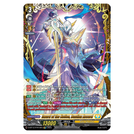 Cardfight!! Vanguard - Evenfall Onslaught - Sword of the Nation, Bastion Accord (FFR) D-BT12-FFR10EN